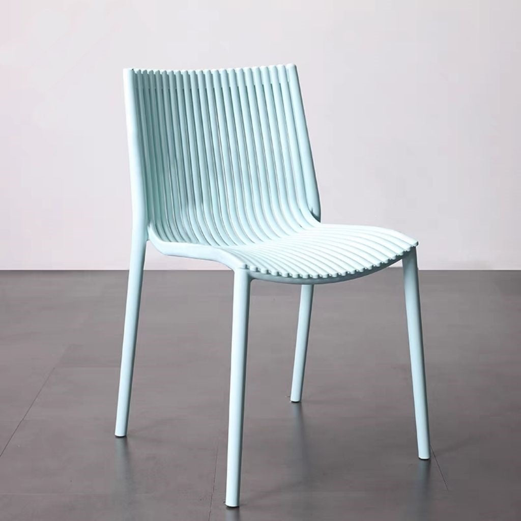 Contemporary Slatted Dining Chair Stornfield