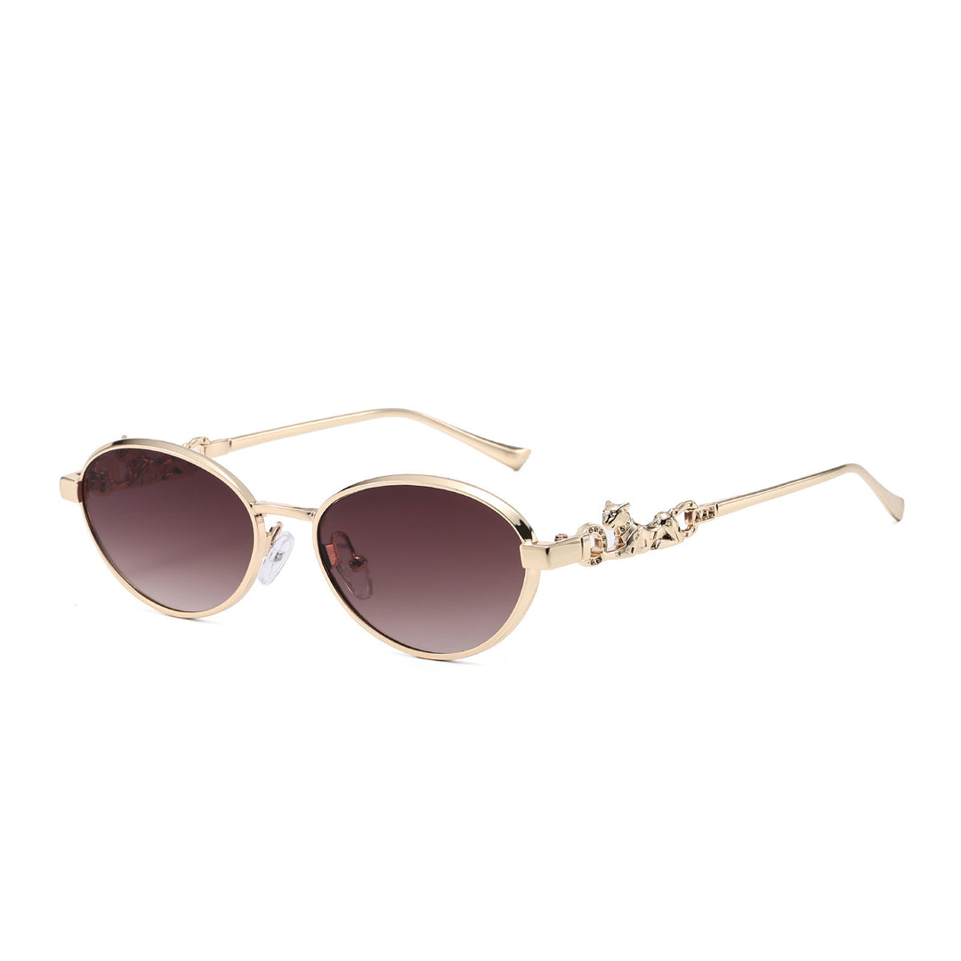 Decorative Oval Frame Sunglasses Stornfield
