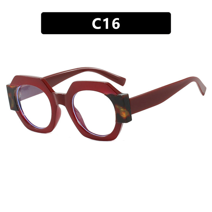 Ladies trendy sunglasses in hexagonal design Stornfield