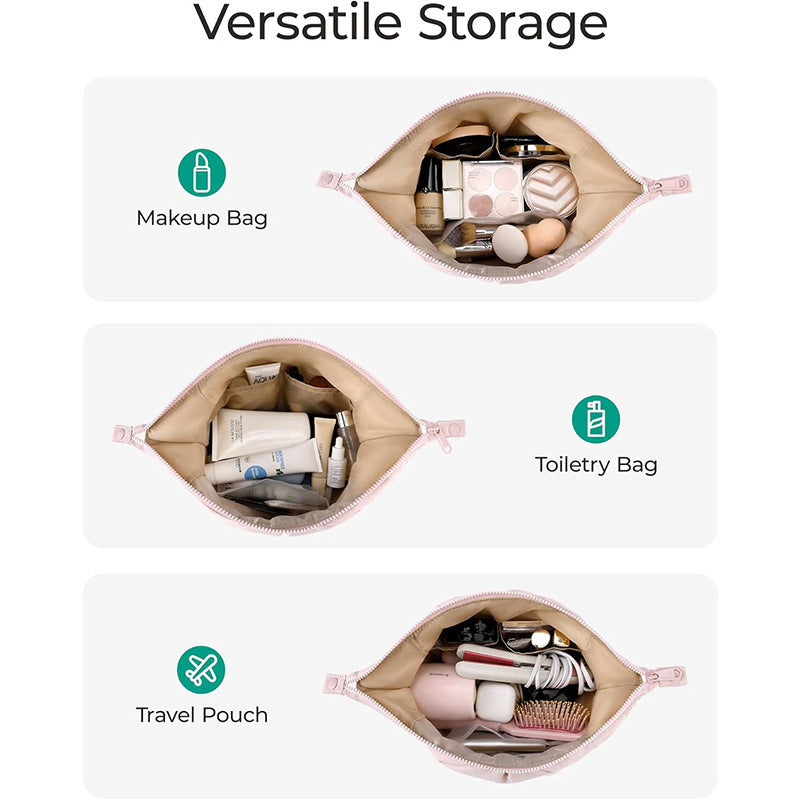 Cosmetic organizer bag with elegant design and multiple compartments Stornfield