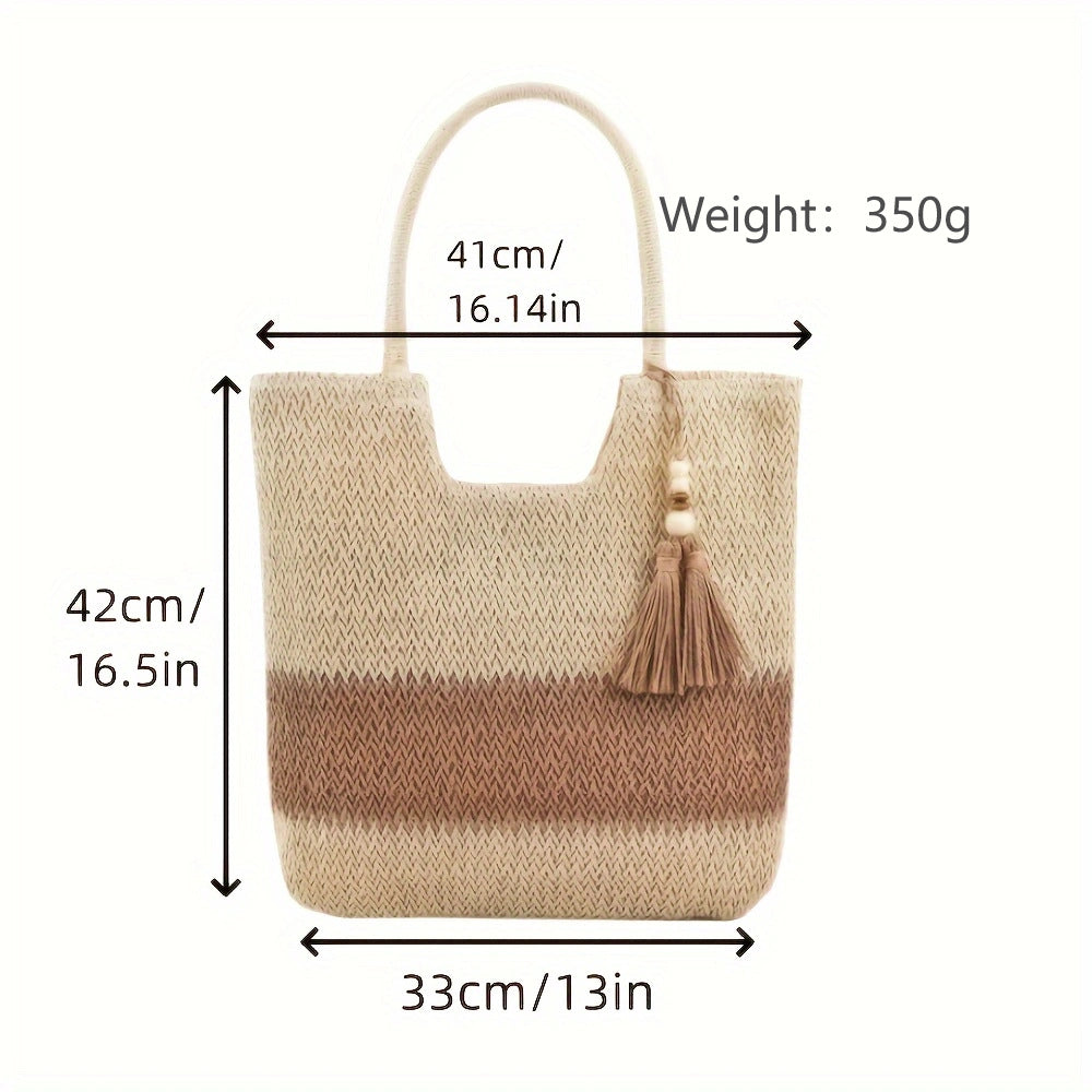 Exclusive and Handmade Beach Bag with Fringes Stornfield