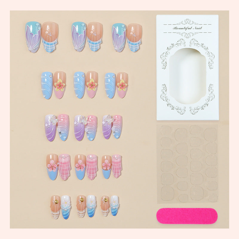 Artistic Decorative Press-On Nails Stornfield