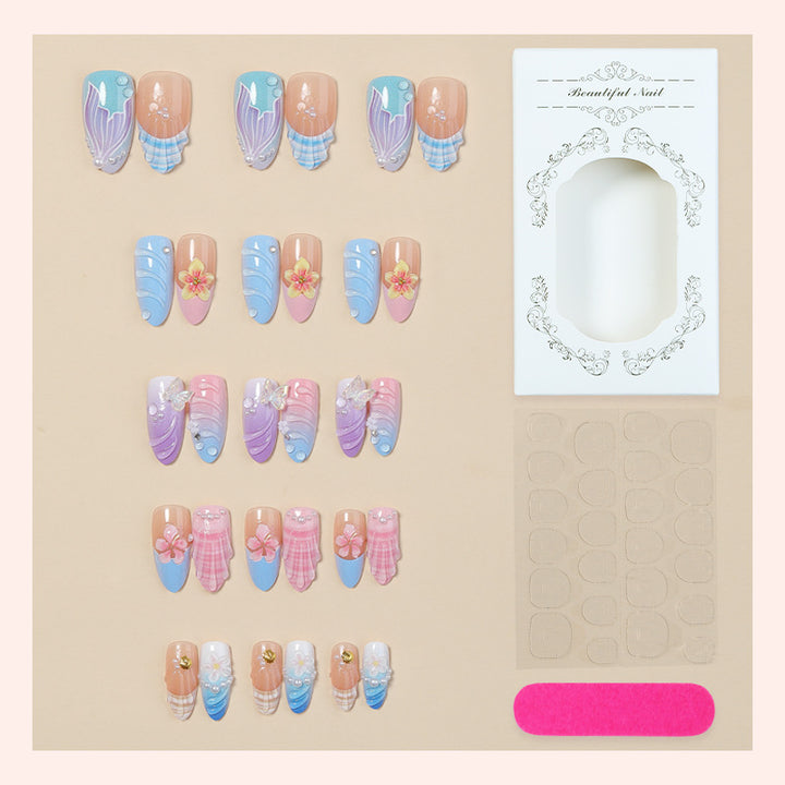 Artistic Decorative Press-On Nails Stornfield