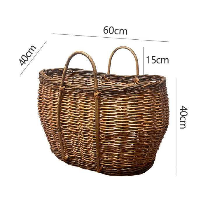 Rustic Handwoven Basket Stornfield