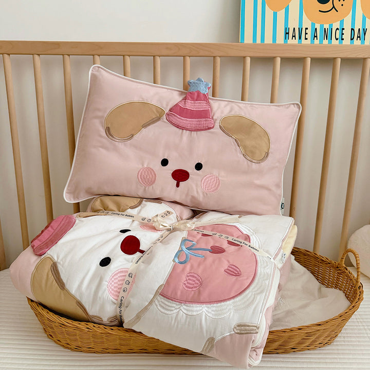 Baby Quilted Penguin Nap Sleeping Bag with Hooded Pillow