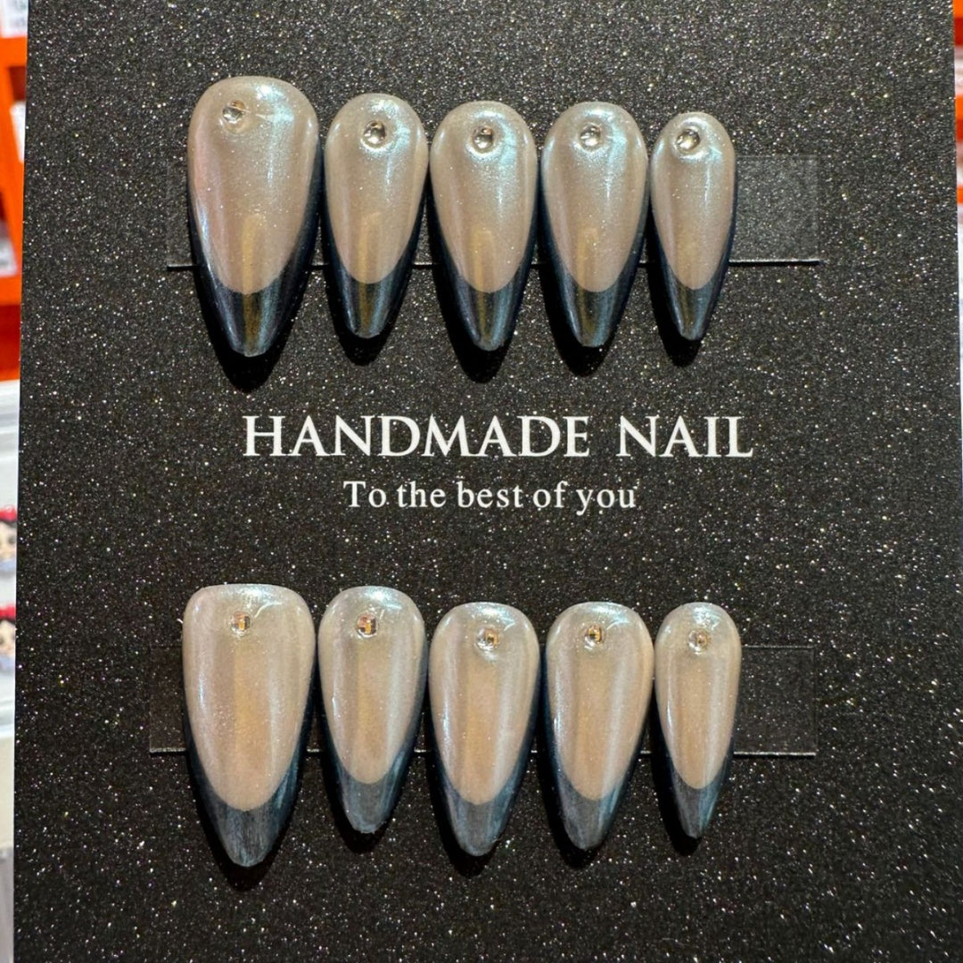 Handmade Elegant Press-On Nail Set