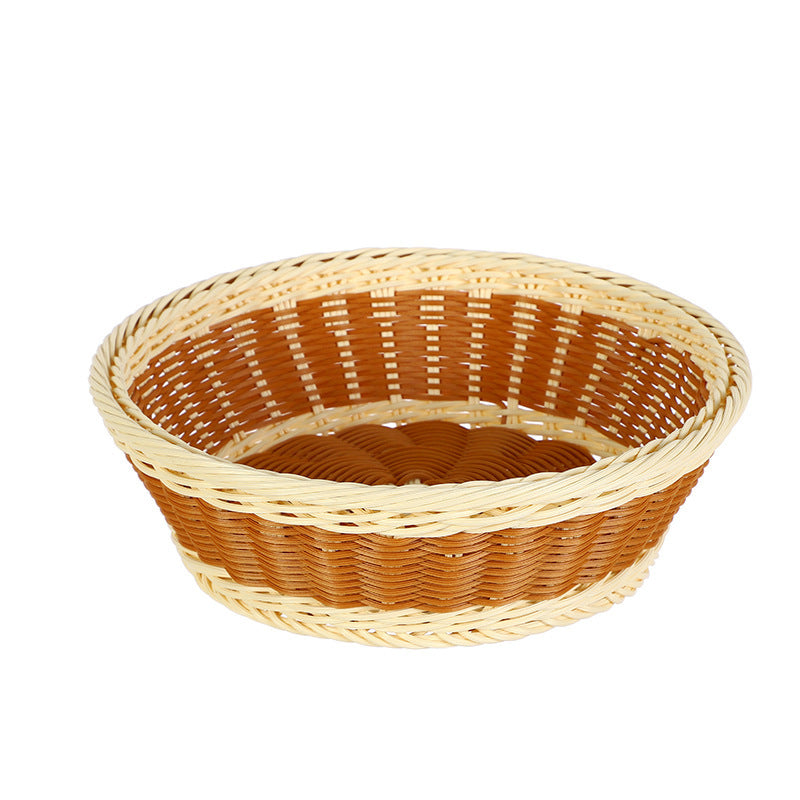 Rustic Handwoven Bread Basket Stornfield