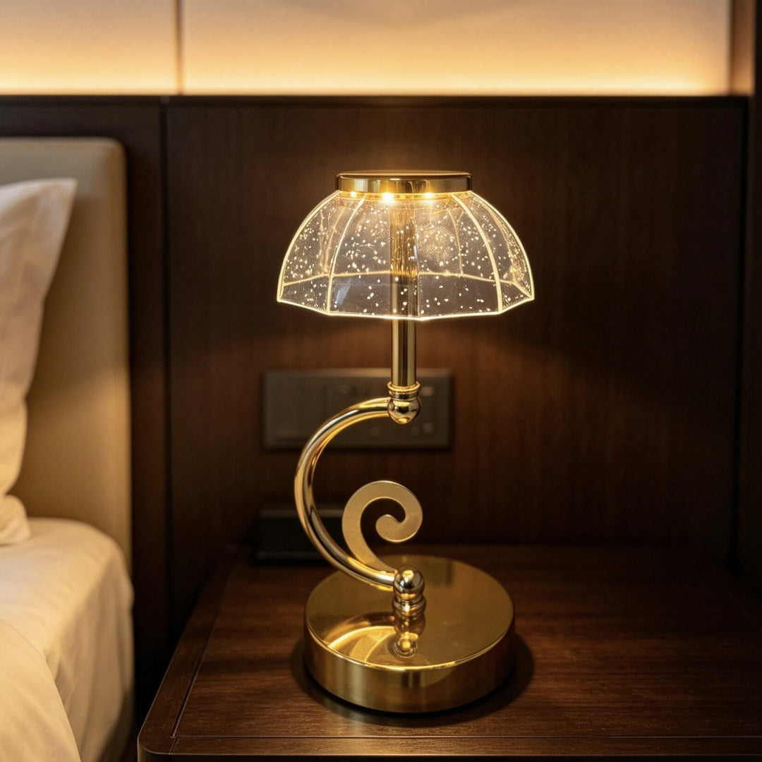 Artistic Glass Table Lamp