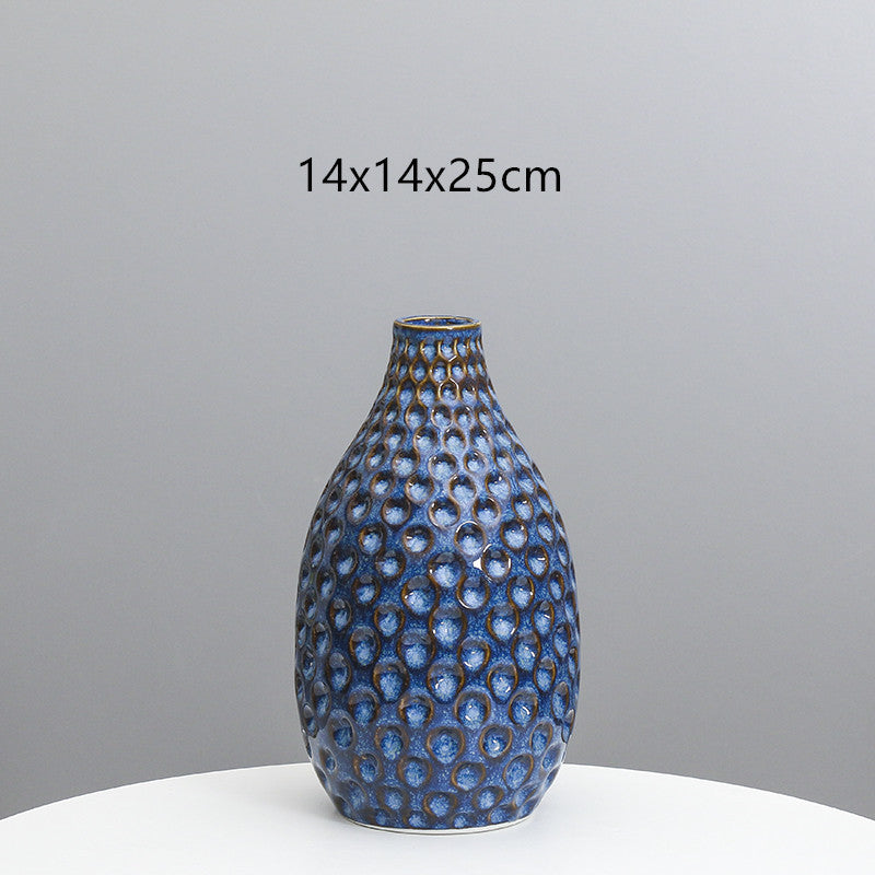 Textured Ceramic Decorative Vase Stornfeild
