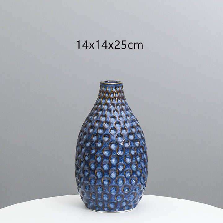 Textured Ceramic Decorative Vase Stornfeild