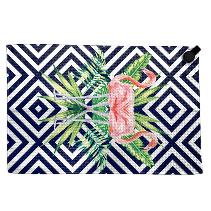 Towel with modern circular pattern Stornfield