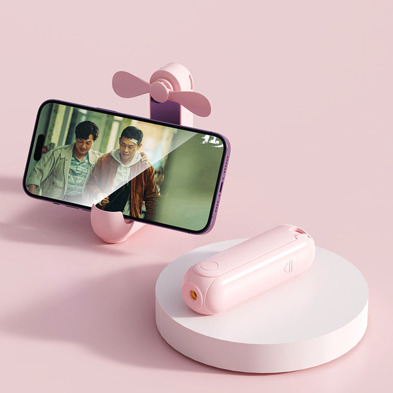 Women's portable smartphone fan with integrated power bank function Stornfield