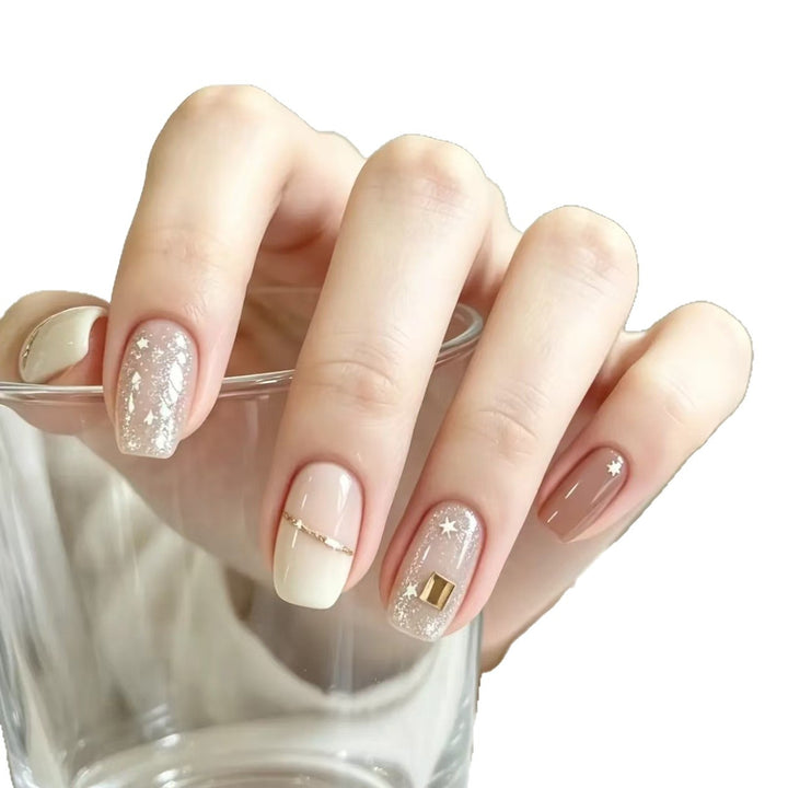 Glittered Nail Art Extensions