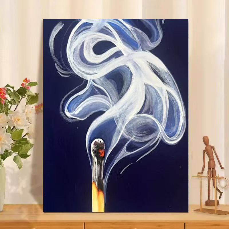 Abstract Smoke Art Print Stornfield