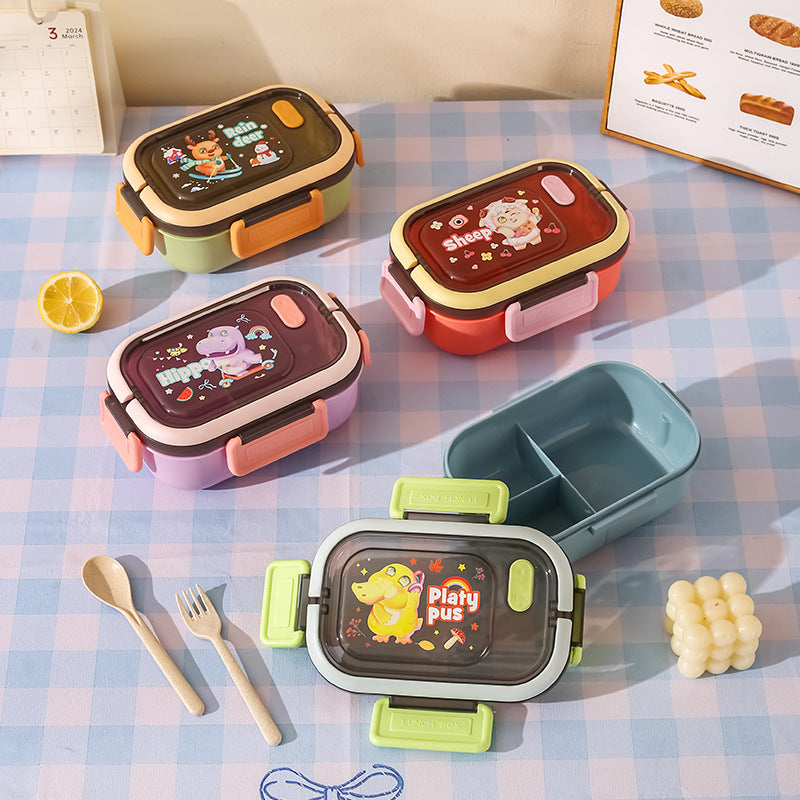 Creative Animal-Themed Bento Lunch Box
