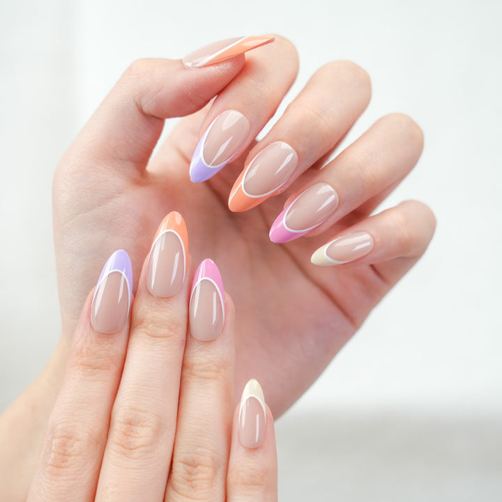 Artificial Nails in Modern Color Scheme Stornfield