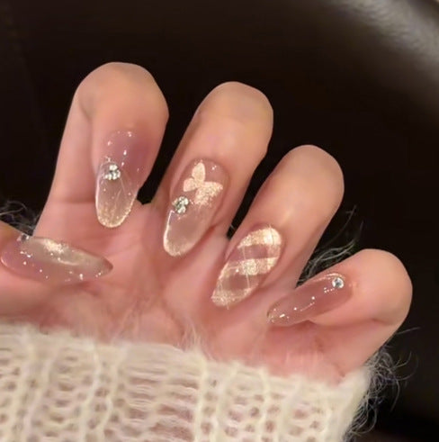 Artistic Floral Press-On Nail Set Stornfield 1787394981