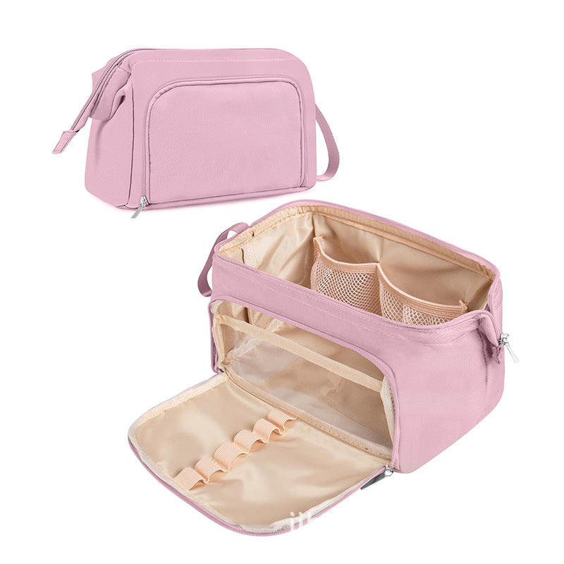 Cosmetic Organizer Bag with Adjustable Interior Compartment Stornfield