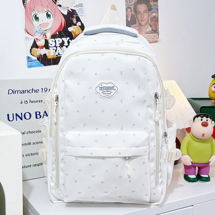 Casual Star-Print Backpack Stornfield