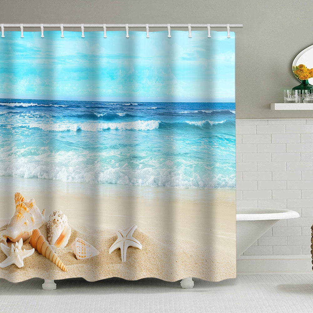 Beach-Themed Shower Curtain Stornfield