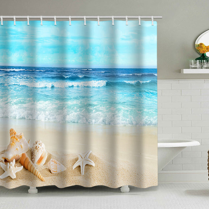 Beach-Themed Shower Curtain Stornfield