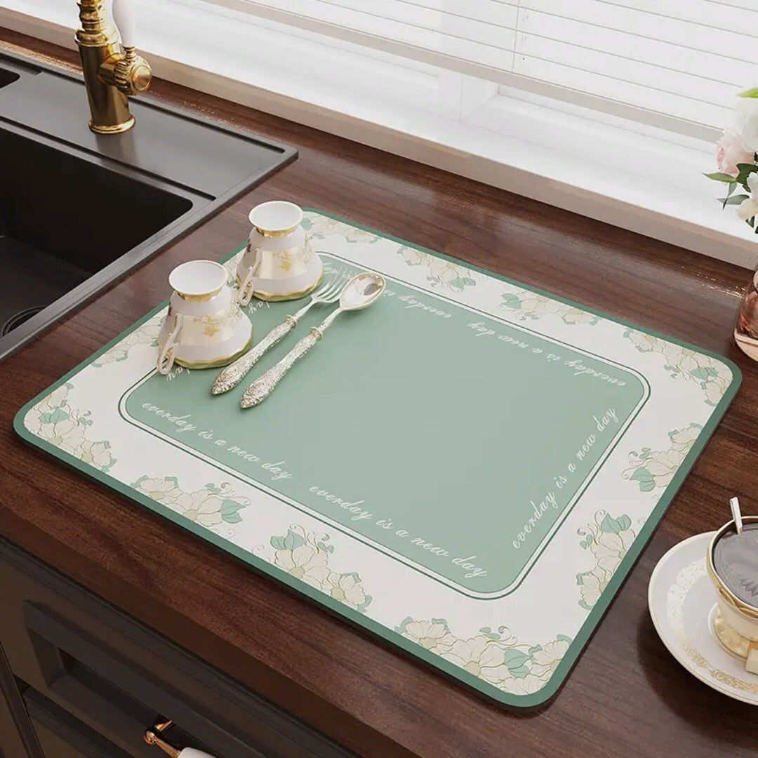 Geometric Patterned Kitchen Mat Stornfield
