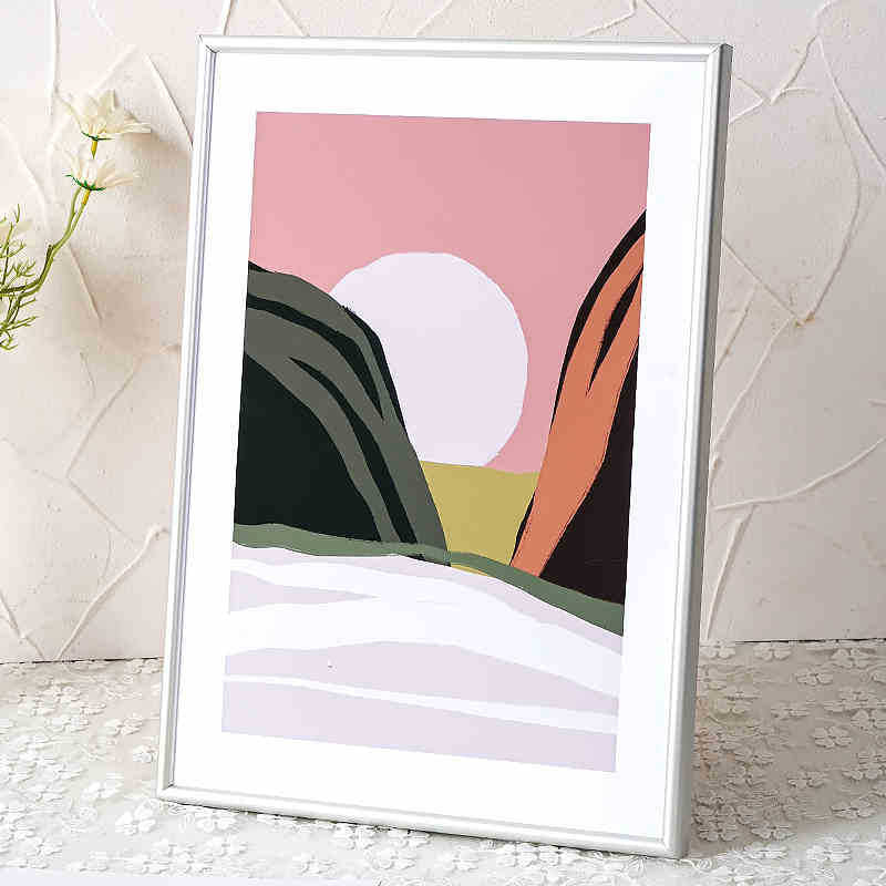 Artistic Decorative Framed Minimalist Art Print