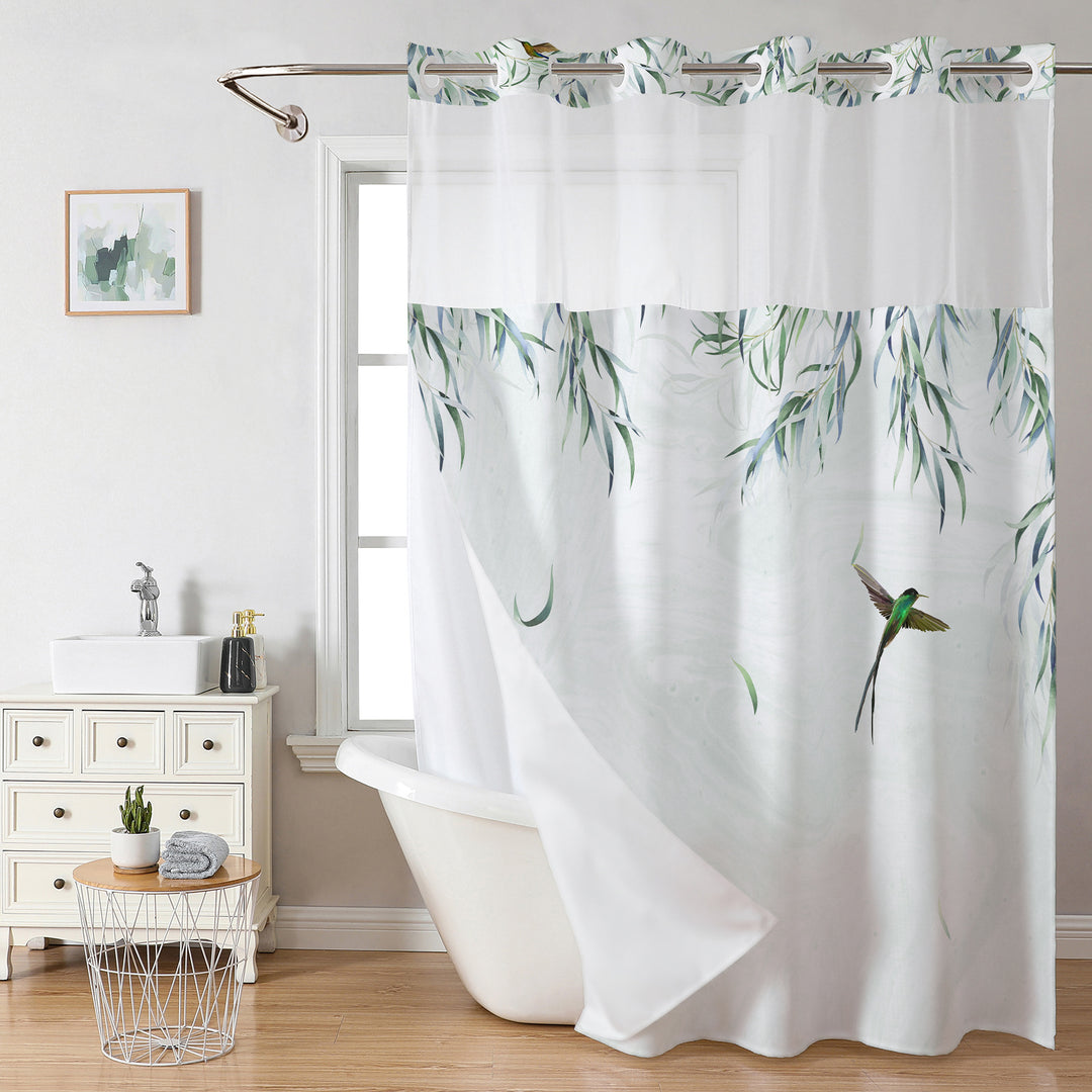 Floral Butterfly Shower Curtain Stornfield