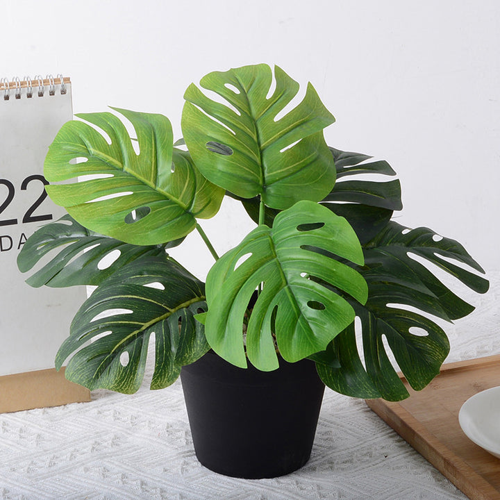 Artificial Monstera Leaf Plant