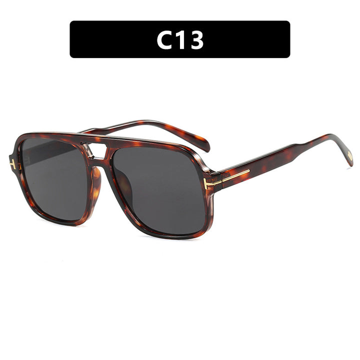 Women's trendy sunglasses with square frame and polarizing yellow lenses Stornfield