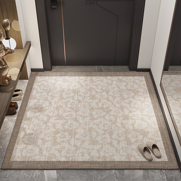 Floral Patterned Entrance Mat