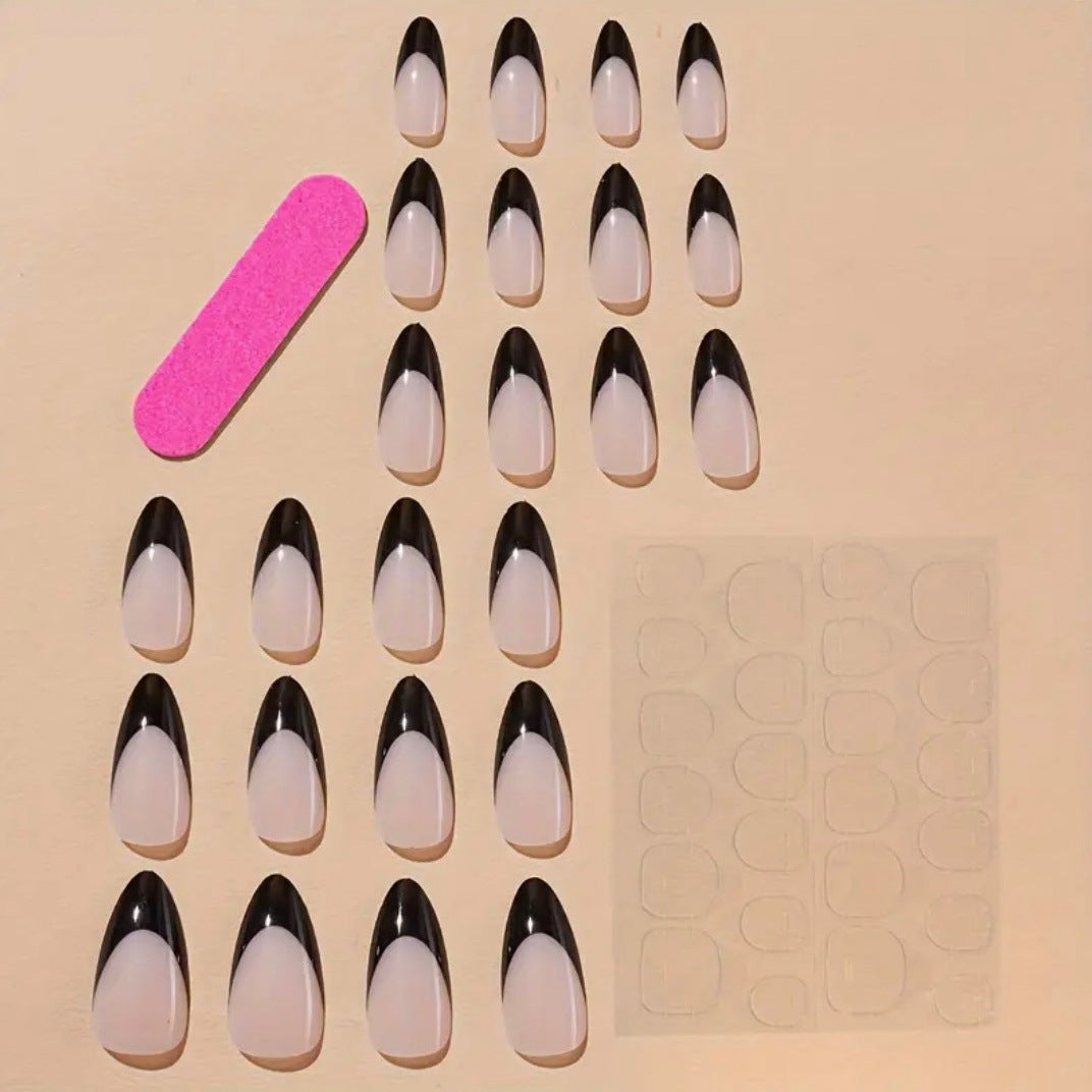 Artificial nail tips with stylish motif Stornfield