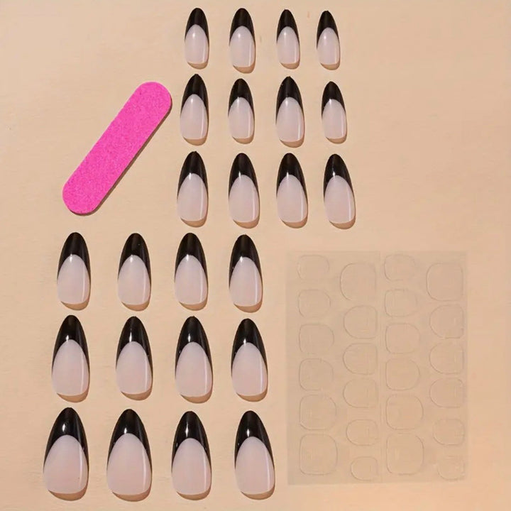 Artificial nail tips with stylish motif Stornfield