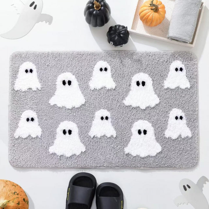 Spooky Halloween-Themed Bath Mat