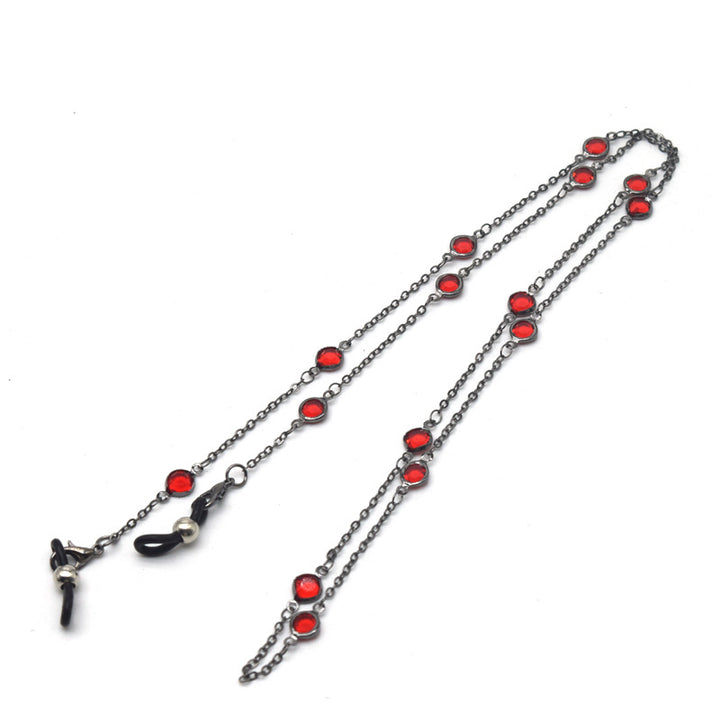 Stylish Crystal-Accented Eyewear Chain Stornfield