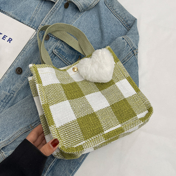 Plaid Tote