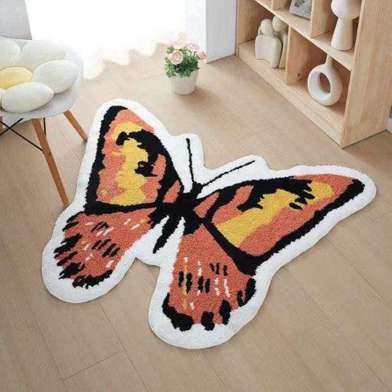 Butterfly-Shaped Area Rug