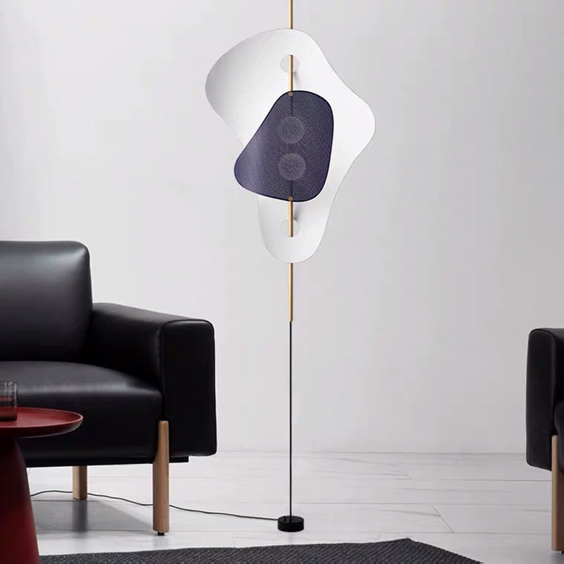 Abstract Floor Lamp with Unique Organic Design