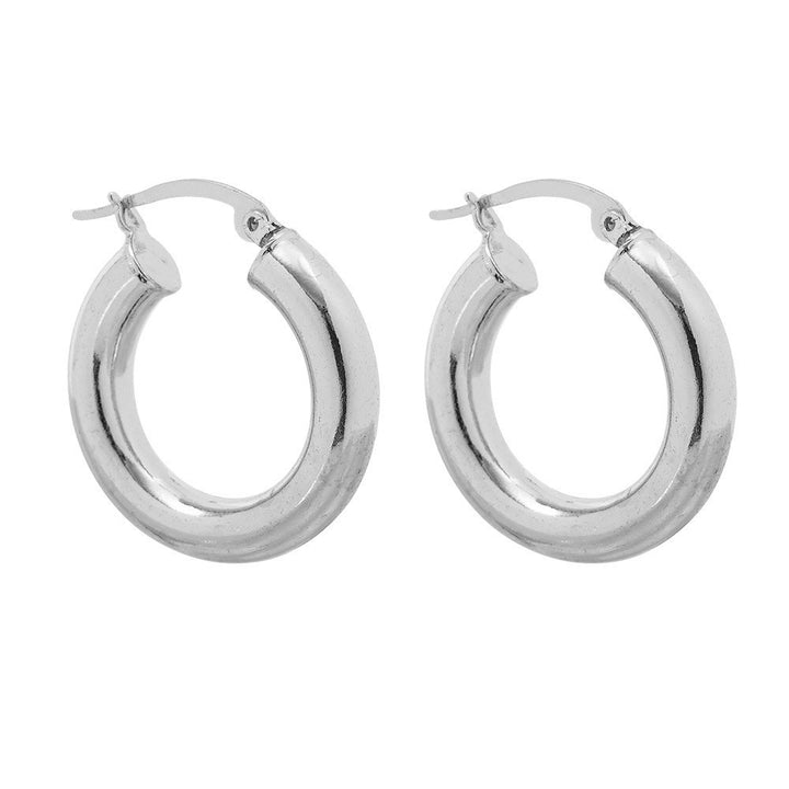 Sleek Curved Huggie Earrings Stornfield