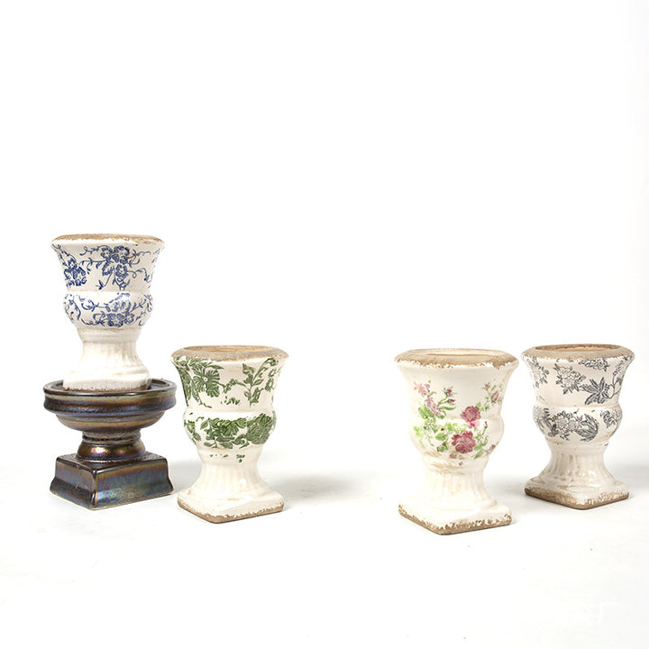Floral Ceramic Planter Stornfield