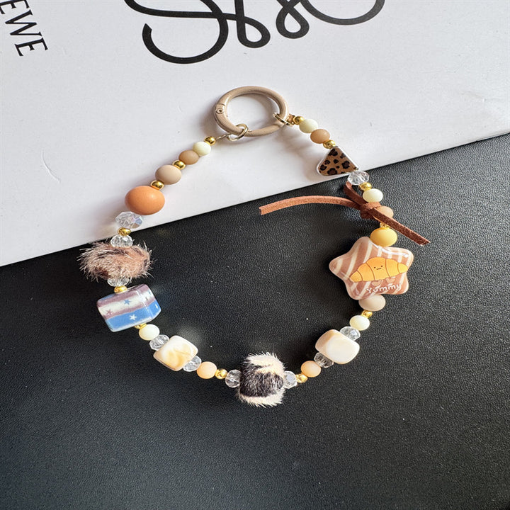 Decorative Beaded Charm Keychain Stornfield 1790135945