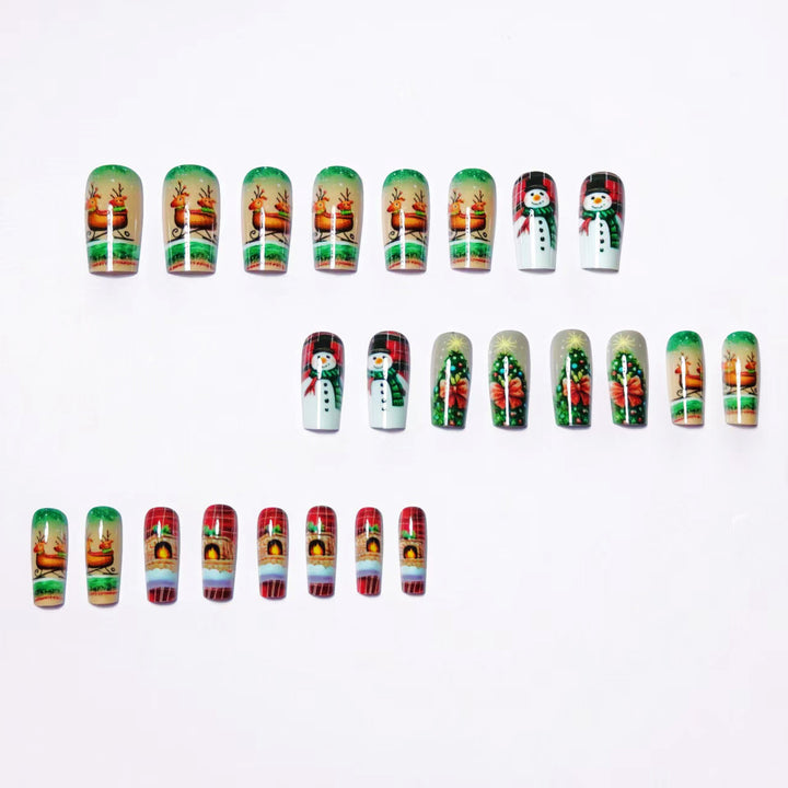 Creative Christmas Art Nails in Festive Design Stornfield