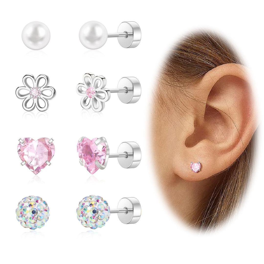 Gemstone Stud Earring Set Stornfield