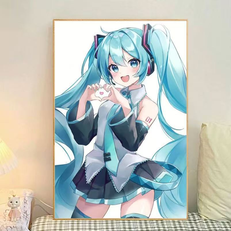 Anime-Themed Illustrated Canvas Art Print Stornfield