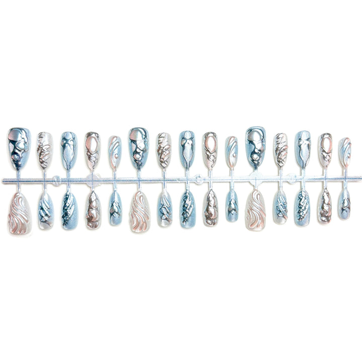 Artistic Press-On Nails Set