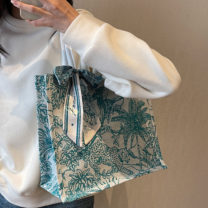 Artistic Patterned Tote Bag