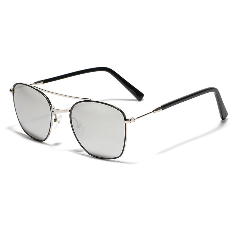 Women's fashionable square sunglasses with luxurious metal frame Stornfield