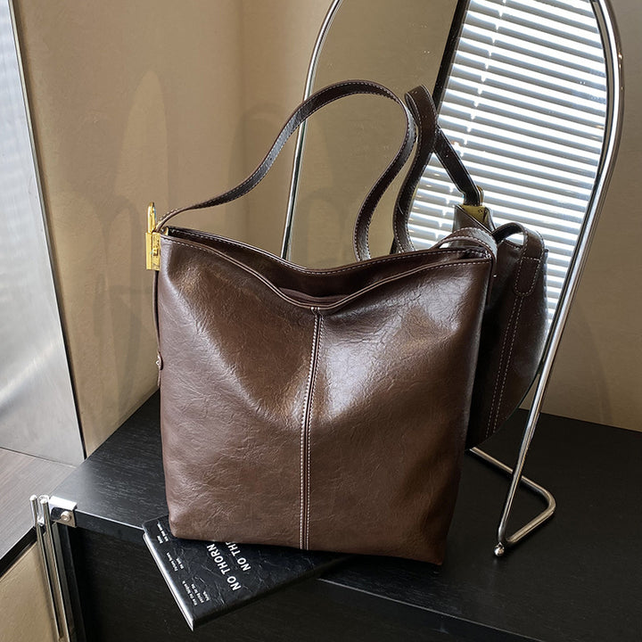 Minimalist Leather Shoulder Bag