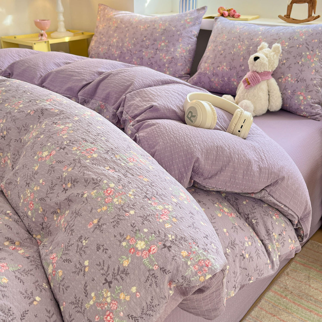Floral Patterned Duvet Set