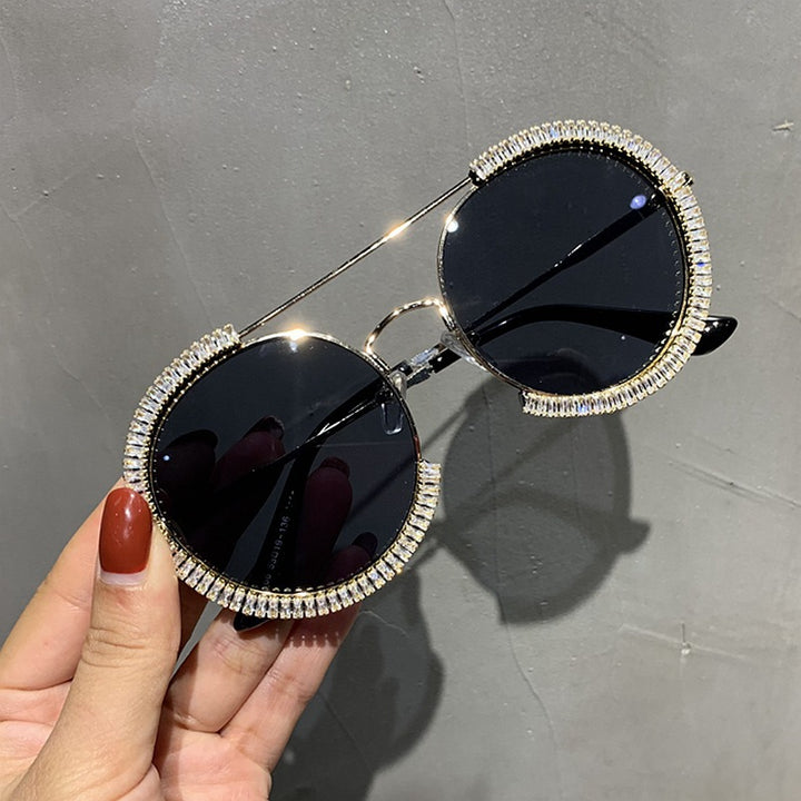 Ladies glamorous sunglasses with sparkling crystal frame Stornfield